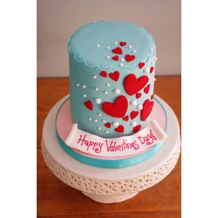 Торт на 14 февраля "С Днём Святого Валентина"