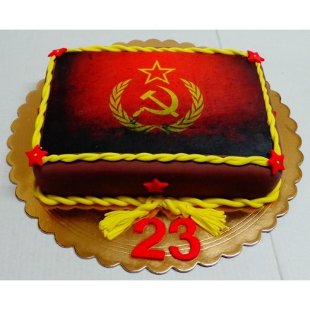Торт на 23 февраля "СССР"