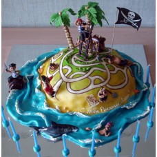 Детский торт "Пиратский лабиринт"