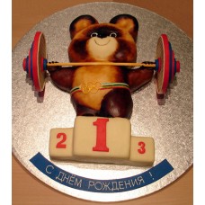 Детский торт "Олимпийский Мишка"