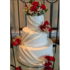 Свадебный торт "Платье невесты"