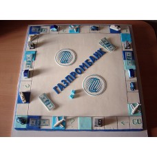 Торт с логотипом "Банк Газпром"
