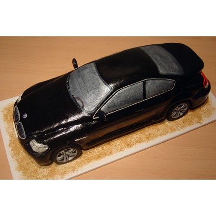Торт "Черный BMW X6"