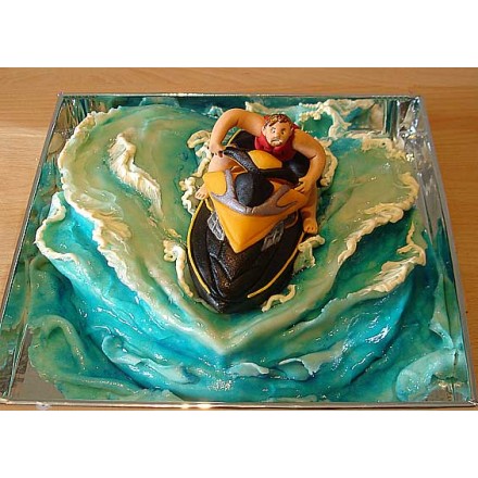 Торт "Водный мотоцикл"