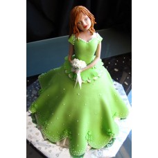 Детский торт "Кукла" 