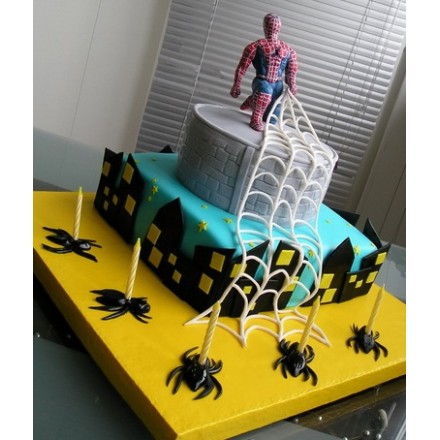 Детский торт "Человек-Паук ( Spider-Man)" 