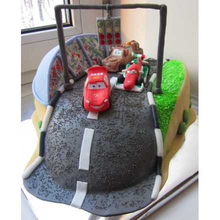 Детский торт "Машины" 