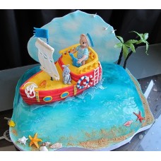 Детский торт "Кораблик"