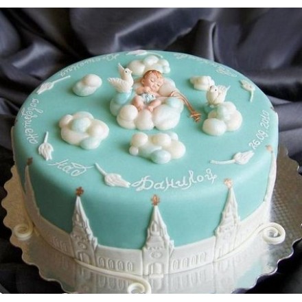 Детский торт "Малыш и небеса"