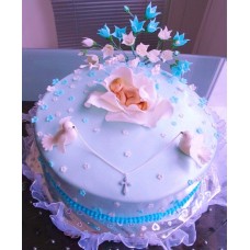 Детский торт на Крещение мальчика 