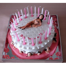 Эротический торт "Тебе всего лишь 32!" 