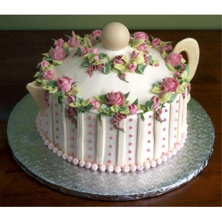 Свадебный торт "Фарфоровый чайник"