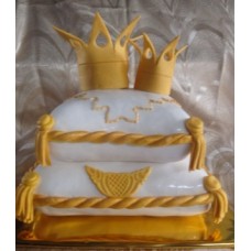 Торт для свадьбы "Король и Королева" 