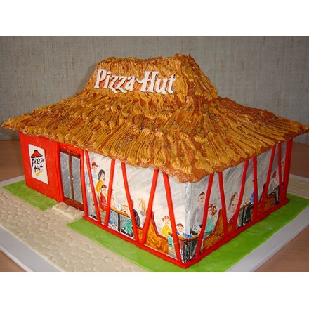 Корпоративный торт  "Пиццерия Hut"