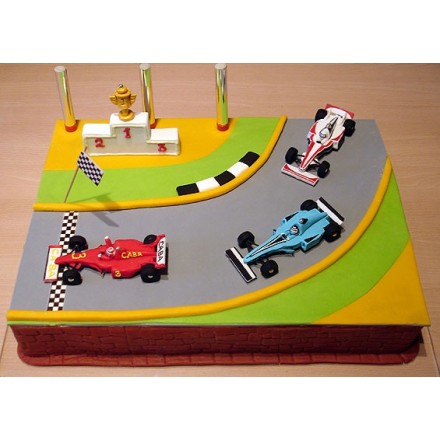 Детский торт "Формула-1"