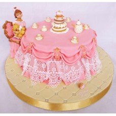 Детский торт "Чаепитие с принцессой"