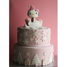 Торт "Нежная Hello Kitty"