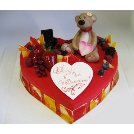 Торт на День Святого Валентина "В ожидании любимой"