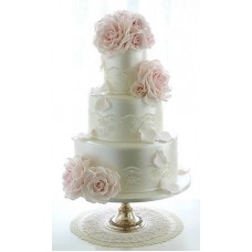 Свадебный торт "Цветы нежности"
