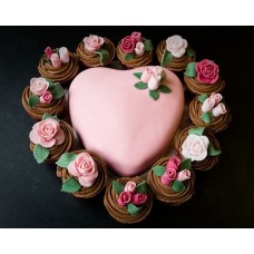 Торт на День Святого Валентина "Нежная любовь"