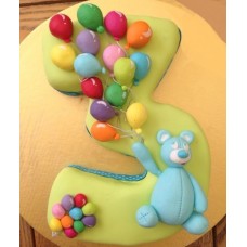 Детский торт "Мише 3 годика!"