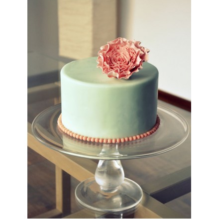 Торт "Изящный персиковый цветок"