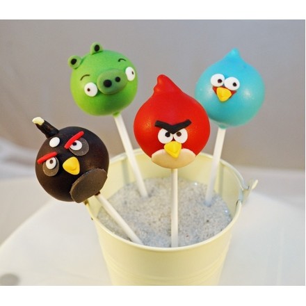 Cake Pops "Angry Birds"