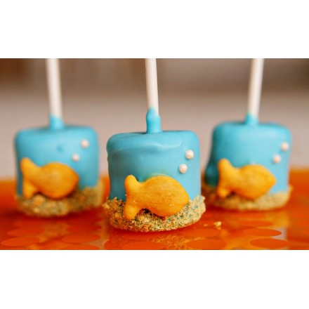 Cake Pops "Золотые рыбки"