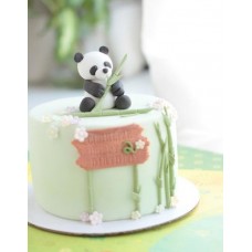 Детский торт "Панда и бамбук"
