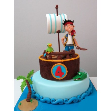Детский торт "Джек и пираты"