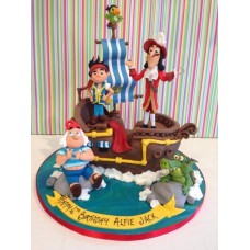 Детский торт "Джек и пираты Нетландии"