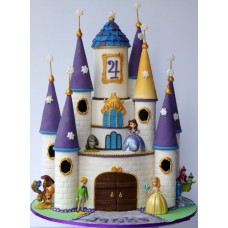 Детский торт "Замок принцесс"
