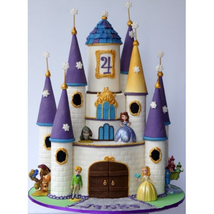 Детский торт "Замок принцесс"