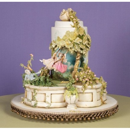 Свадебный торт "Сад романтики"