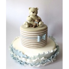 Детский торт "Медвежонок с папой"