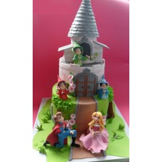 Детский торт "Золушка с принцем"