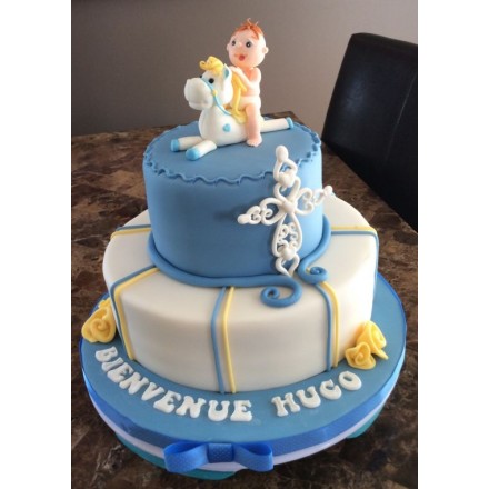 Детский торт "Малыш на коняшке"