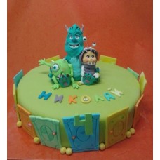Детский торт "Монстрики. Корпорация монстров"