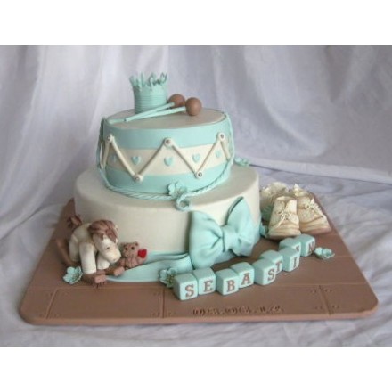 Детский торт "Рождение принца!"