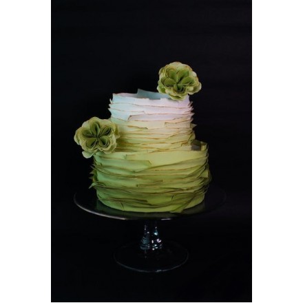 Свадебный торт "Фисташковый цвет"