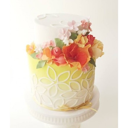 Торт "Летние цветочки"