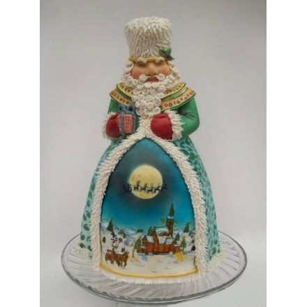Новогодний торт на заказ "Настоящий Дед Мороз"