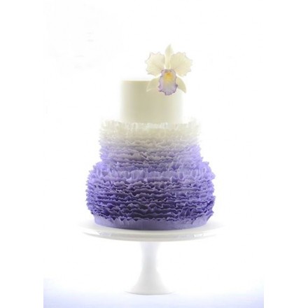 Свадебный торт "Фиолетовая пышность"
