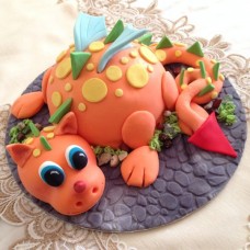 Детский торт "Добрый дракон"