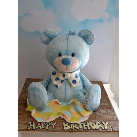 Детский торт "Голубой медвежонок"