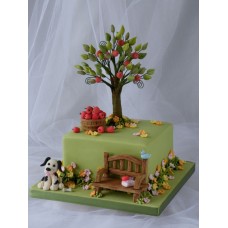 Торт для садовника "Яблоня"