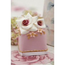 Торт "Розово-белая роза"