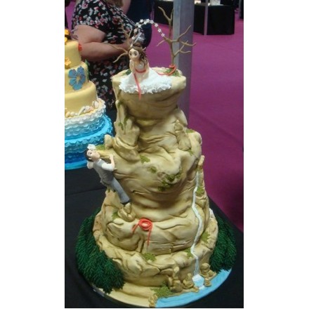 Свадебный торт "На вершину любви!"