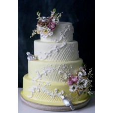 Свадебный торт "Романтичная трель"
