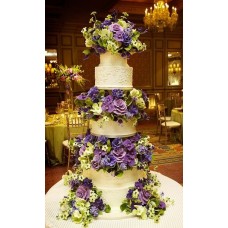 Свадебный торт "Счастливый фиолет"